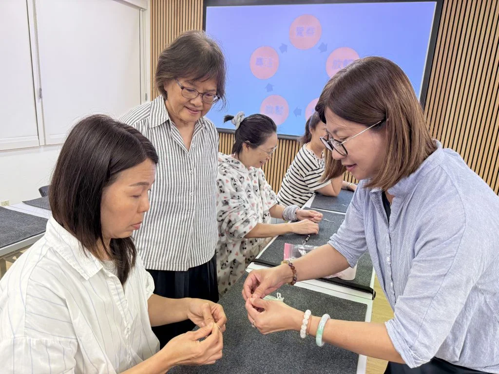 一堂充滿能量和祝福的手作串珠禪